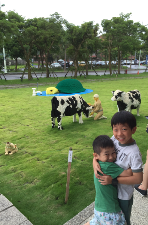 Wonder Years Family travels Brickark Museum Yilan Taiwan