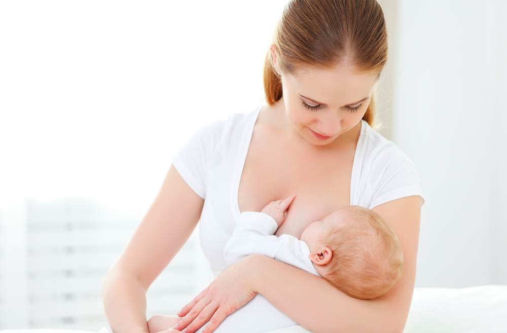 breastfeeding mother and baby