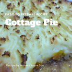 Wonder Years Mummy Matter Recipe Cottage Pie