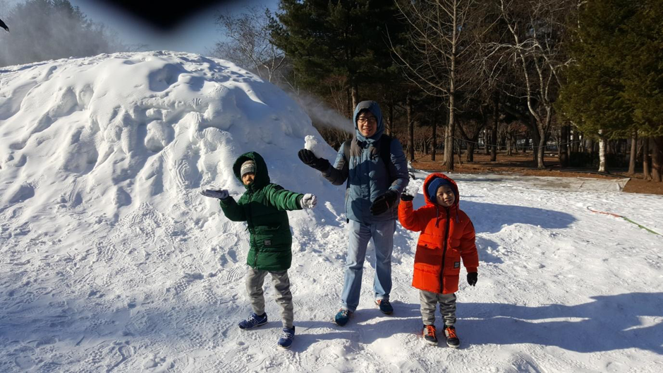 Wonder Years Family Travels Nami island, Korea