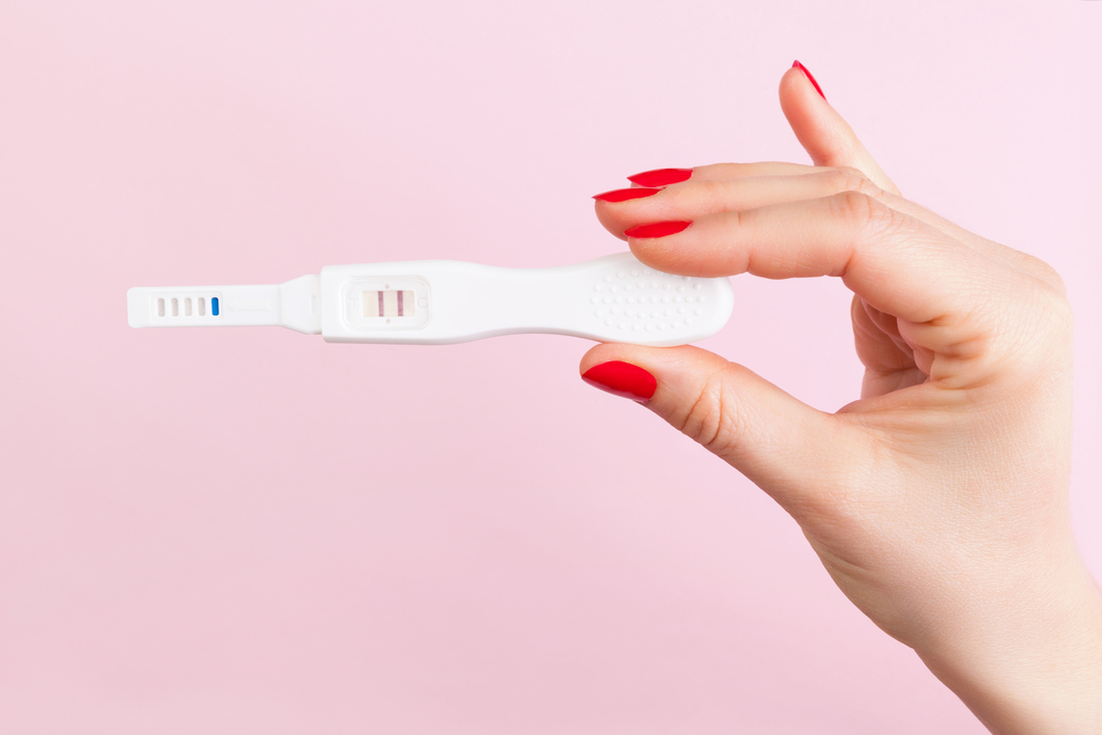 faint line on a pregnancy test