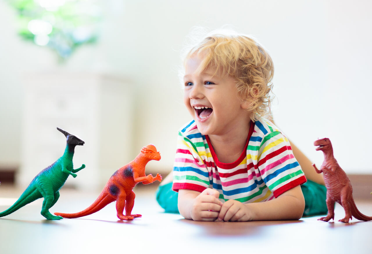 kids' love for dinosaur